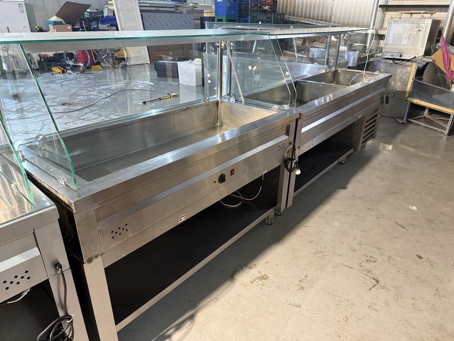 Vitrine masa calda si rece