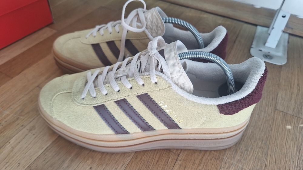 Adidas gazelle bold с дебела подметка