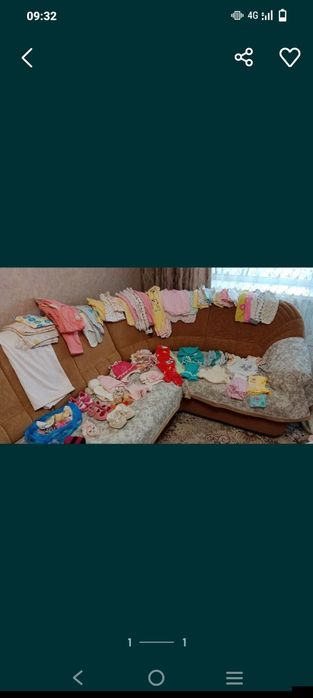 Продам детские вещи до 1,5 года на девочку.