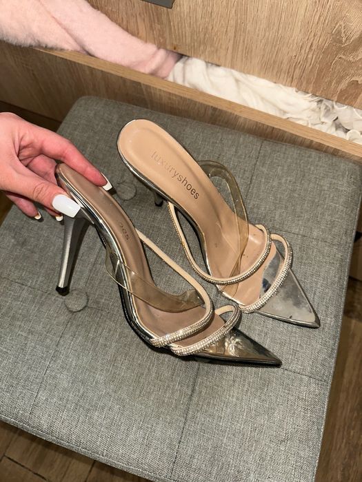 Сандали на ток 8cm