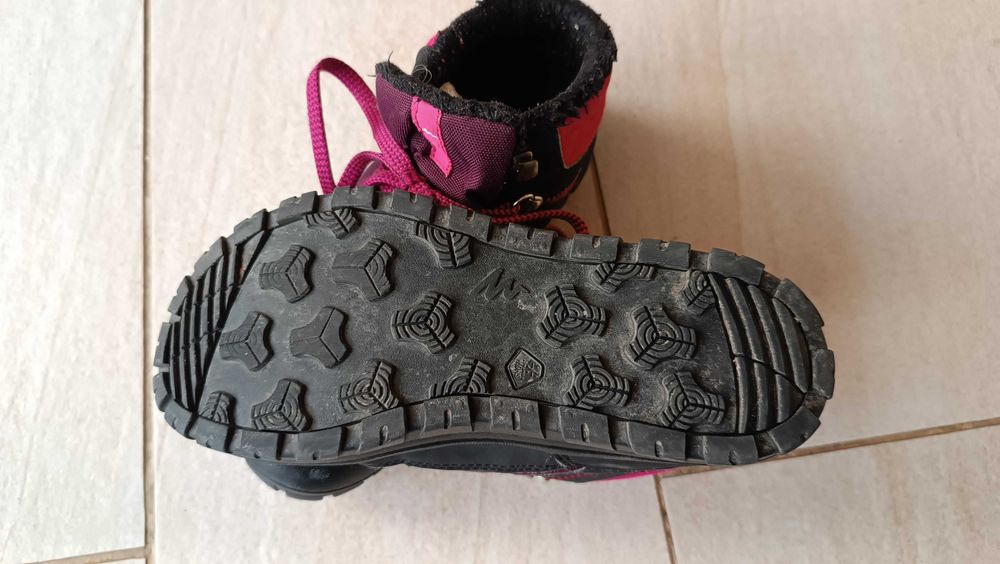 детски обувки ботуши  боти обувки за преходи в сняг Decathlon  № 34