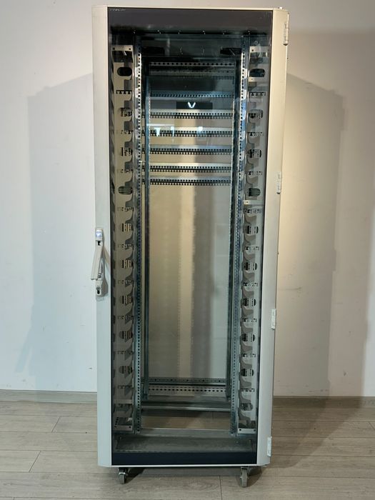 Rack Server de Podea pe Roți, Dulap Cabinet Închis
