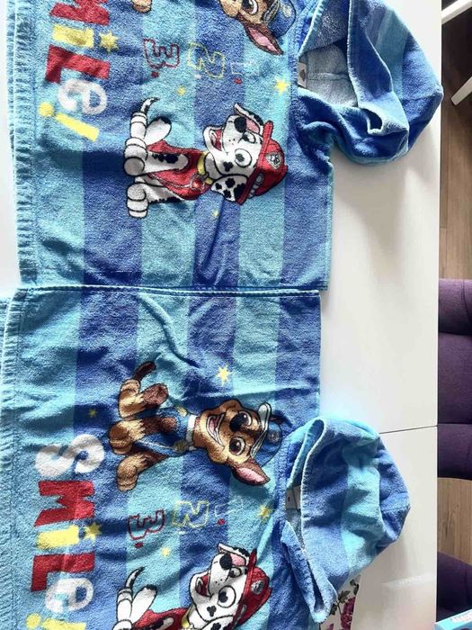 Детска хавлия с качучка и пончо