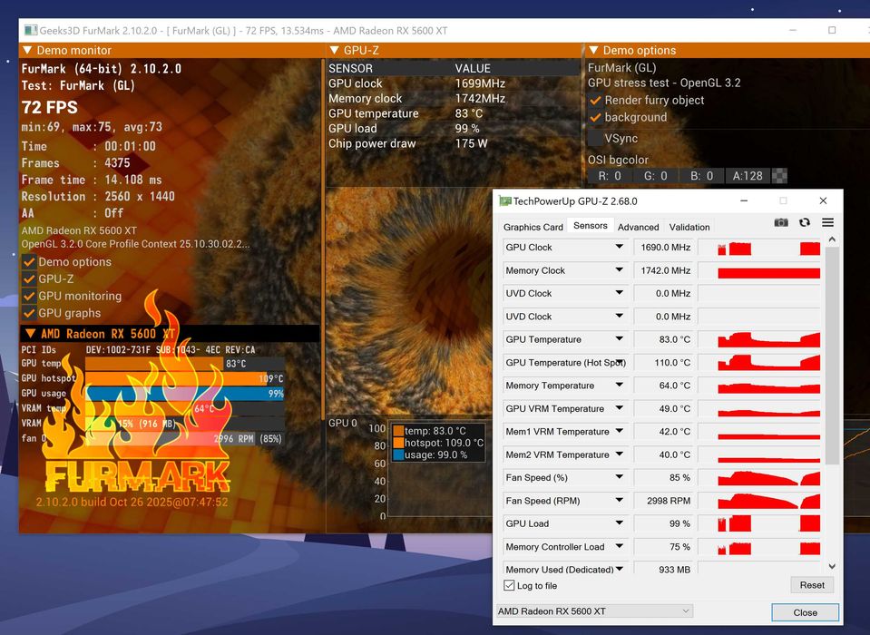 Amd rx 5600 xt asus rog strix