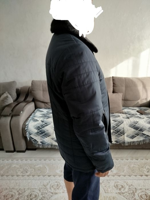 Куртка с норковым  воротником