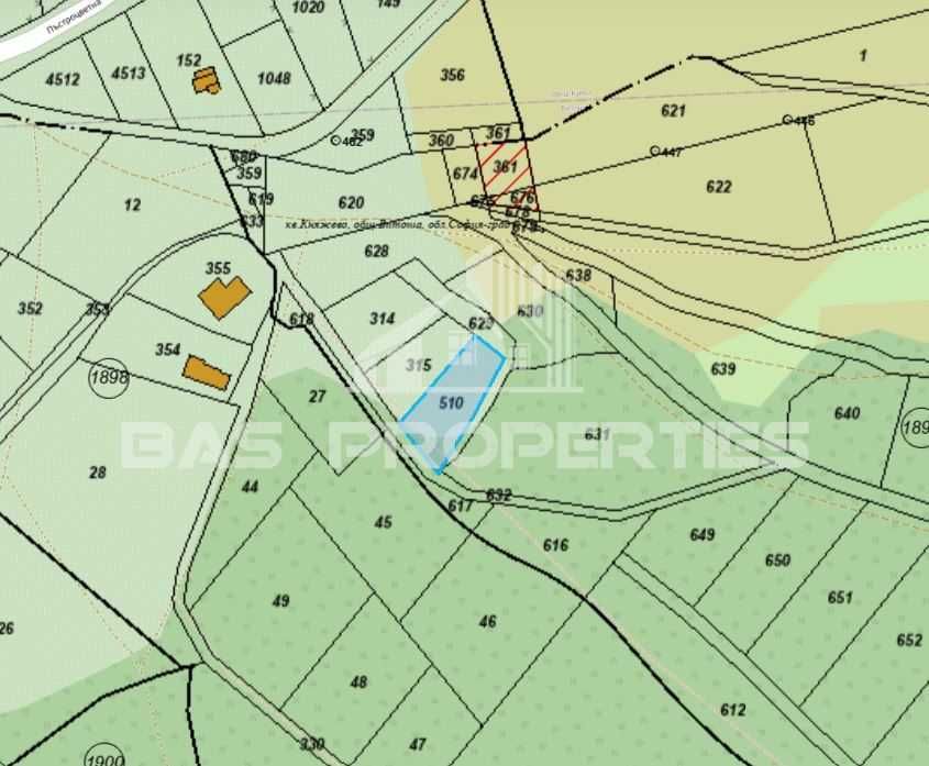 Продава се Парцел в София, в.з. Горна баня - 579 кв.м за 199 €/кв.м - Снимка #1