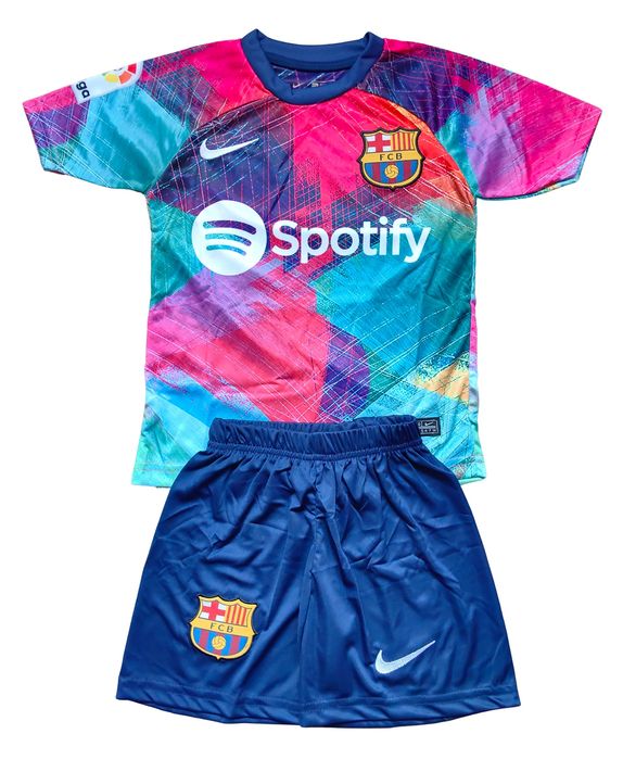 Детски футболен екип Барселона Левандовски Barca тениска Lewandowski