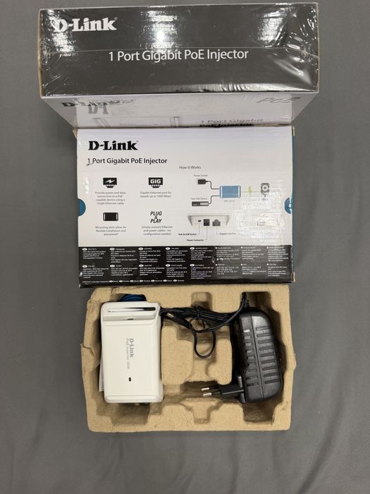 PoE инжектор D-Link DPE-301GI (2шт)