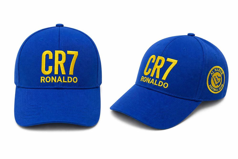 Шапка Роналдо Синя АЛ Насър 2026г Ново CR7 Ronaldo Шапка с козирка
