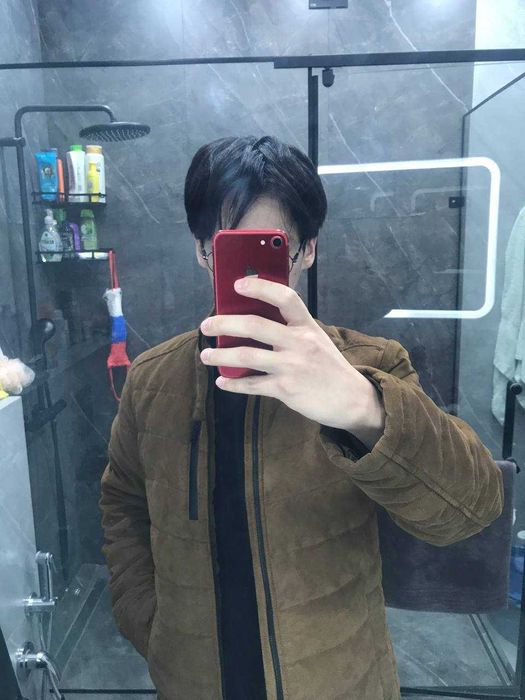 Мужская куртка искусственная замша, размер L 48-50