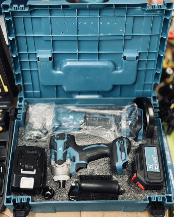 Polizor unghiular flex si masina de insurubat cu impact