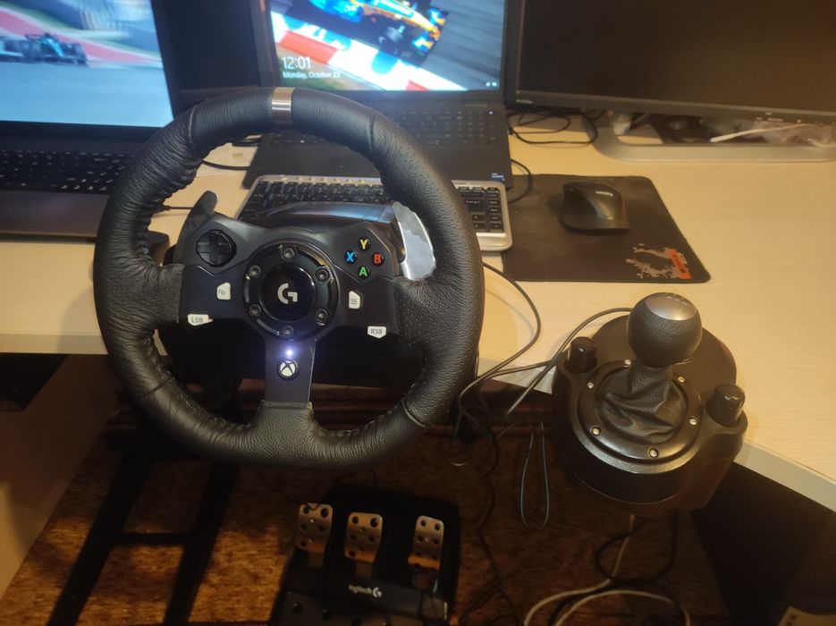 С ГАРАНЦИЯ ! Logitech G920 за PC, лаптоп и XBox волан със скорости