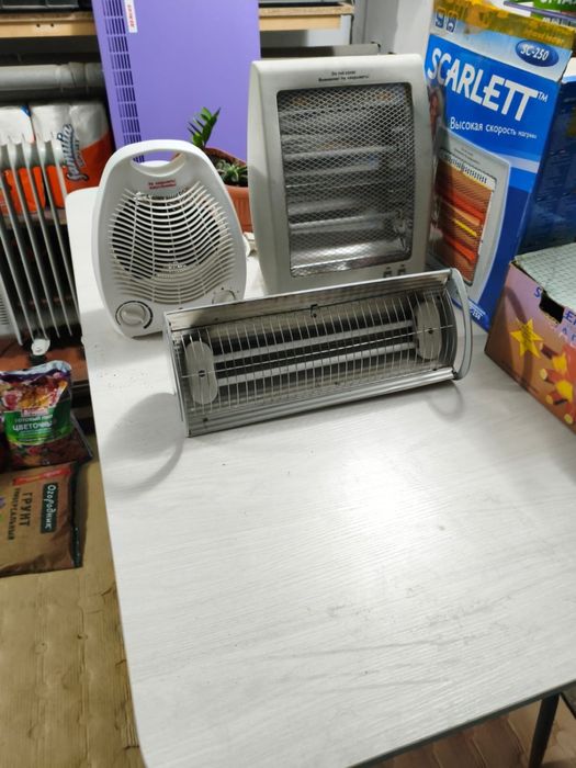 Тепловентиляторы,, электрообогреватели.