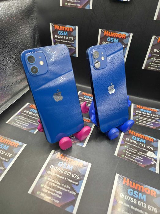 iPhone 12 / Blue / 128GB / Baterie 100% / Garanție 12 luni / Rate
