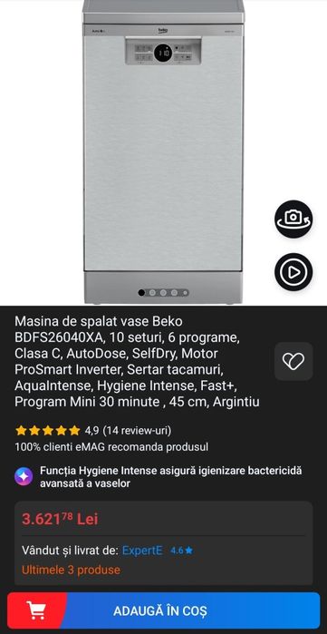 Masina de spalat vase Beko BDFS26040XA
