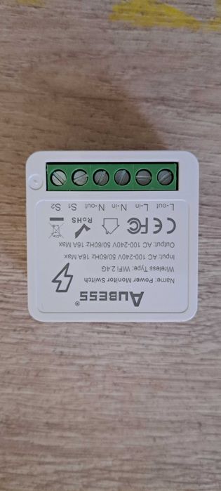 Умное реле tuya wi-fi aubess