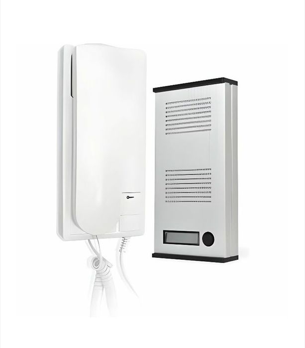 Sistem intercom SCS SENTINEL Audio Orion 32068, 2 canale, alb, aluminiu si plastic