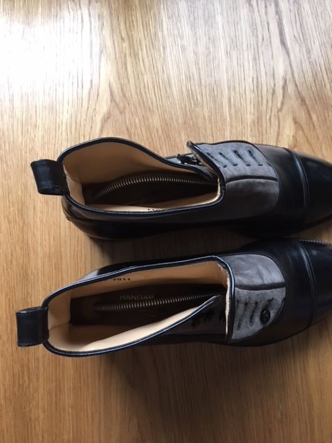 Pantofi premium NOI ridicați pe gleznă unicat 45,5 făcuți pe comandă