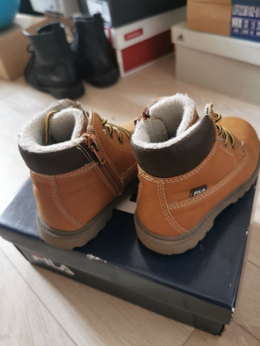 Ghete piele intoarsa copii marimea 24