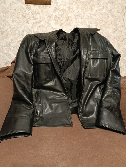 Мъжко яке телешка кожа