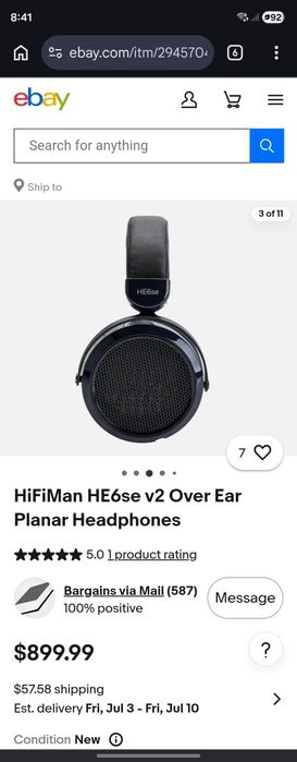 Casti Hifiman HE6SE V2