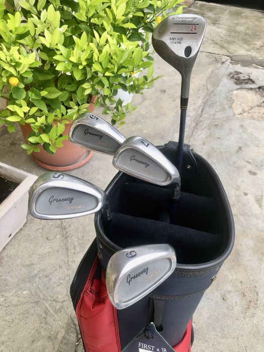 Set crose de golf Decathlon original cu geantă