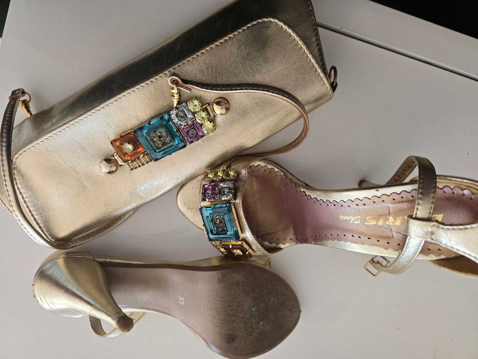 Дамски сандали+ чанта