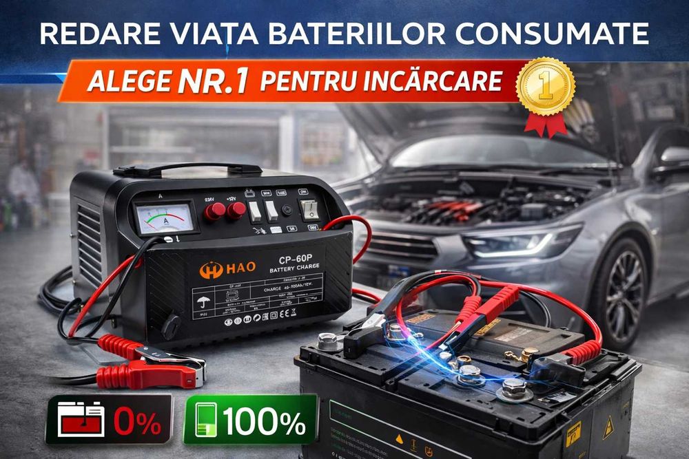 Redresor HAO CP-60P 12V 24V Profesional Auto Camion