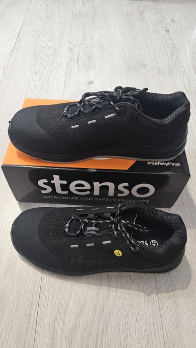 Работни обувки /safety shoes/STENSO jett black low S1PL ESD SR /размер 42/