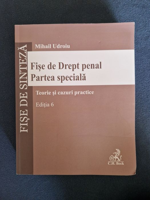 Carte Fișe de Drept penal