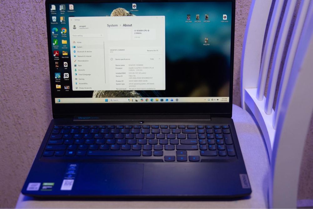 Laptop Lenovo i5-10300H / 8GB RAM / SSD / NVIDIA / Windows 11