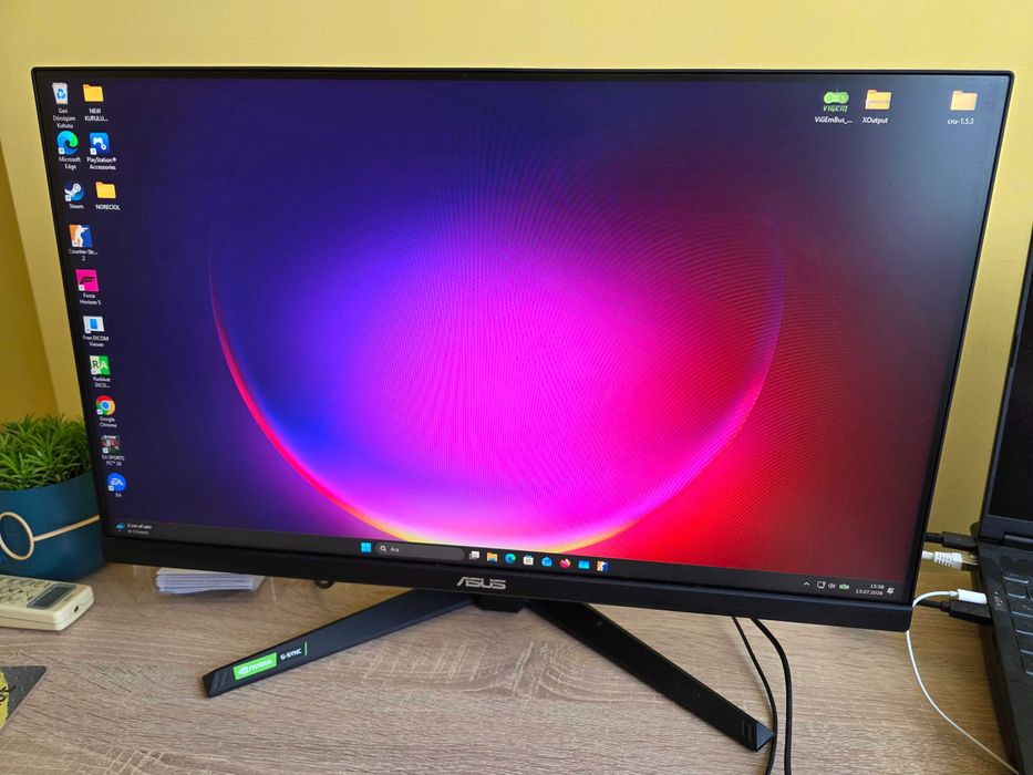 Монитор ASUS TUF Gaming VG249QM1A – 24" Fast IPS, 270Hz (OC), 1ms, Без забележки