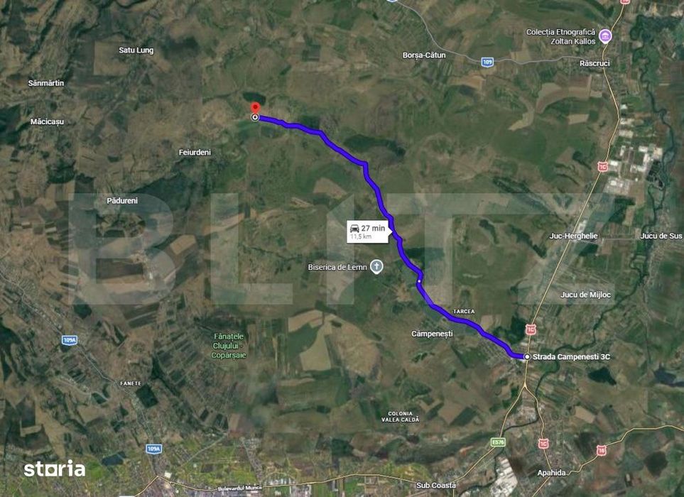 EXCLUSIVITATE - teren extravilan, 23 000 mp, Feiurdeni