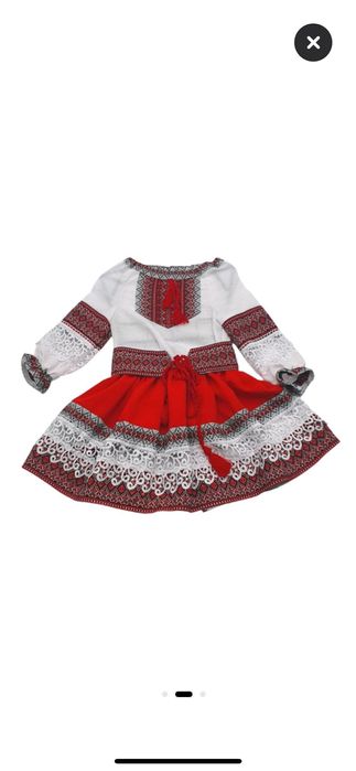 Costum popular fetițe 3 4 ani