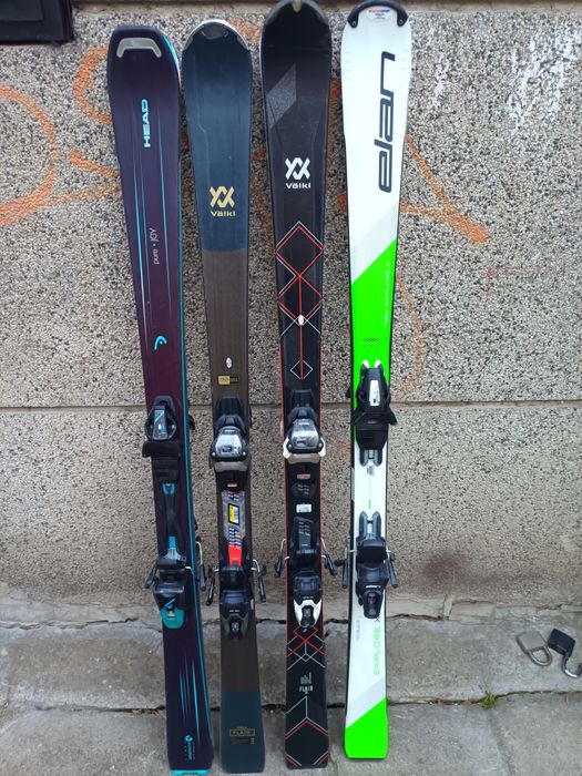 Ски с автомати 156-161 см. в топ състояние