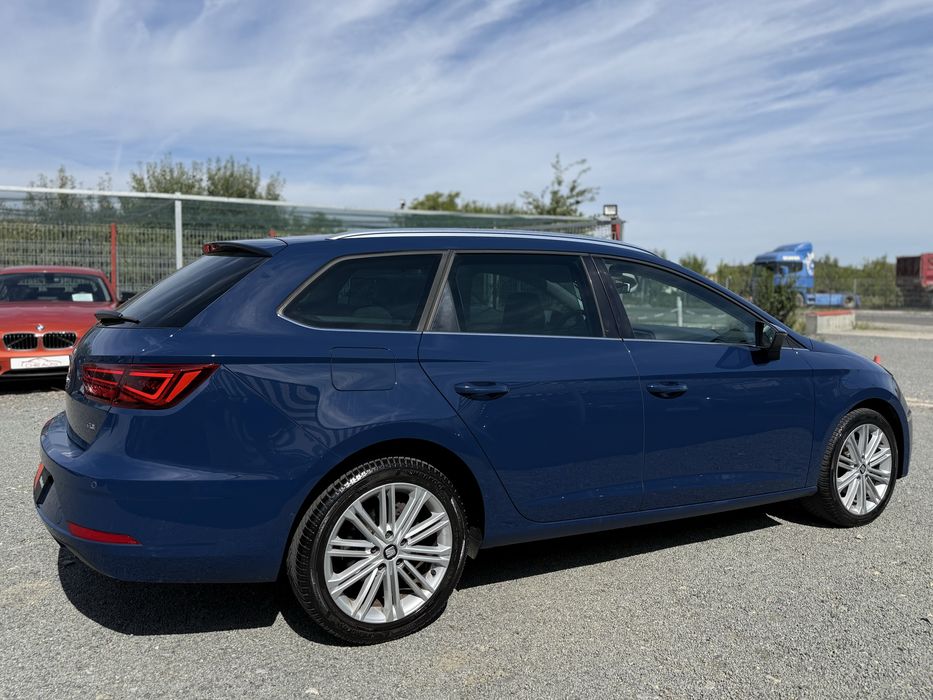 Seat Leon Xcellence DSG 2017, 2.0 TDI 150CP Euro6, Cutie automata. Carplay, Keyless, Front/Lane Assist, Senzori parcare, Faruri LED, Rate cu avans 0%