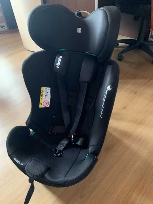 Стол за кола KIKKA BOO I-SIZE I-SAFE 360° ISOFIX (40-150 см) DARK GREY