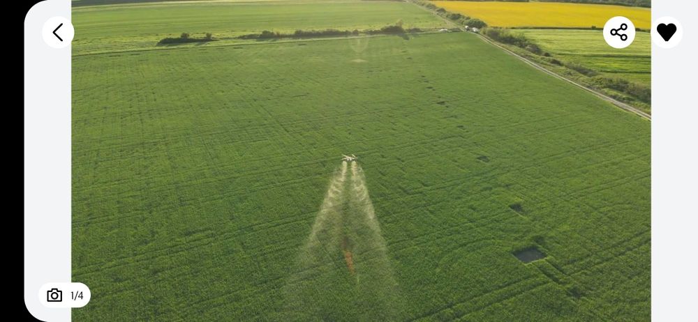 Tratamente fitosanitare cu drona agricolă