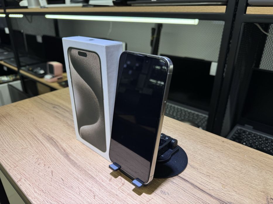 iPhone 15 Pro Max, 256 GB, Natural Titanium, АКБ88%, 777/А10