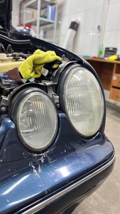 Полировка пластиковых фар