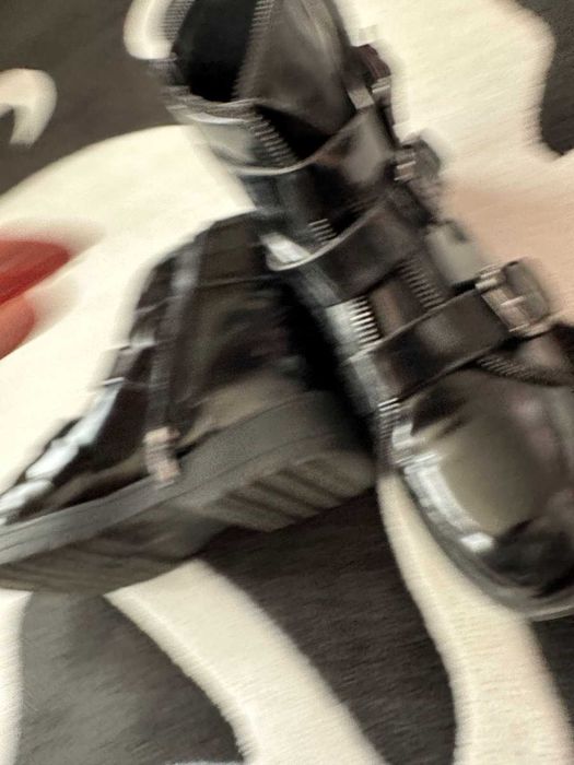 Кожени боти - черни