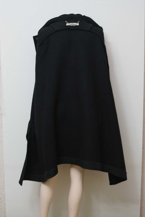 Mantou Stella McCartney negru cu  gluga marimea  44