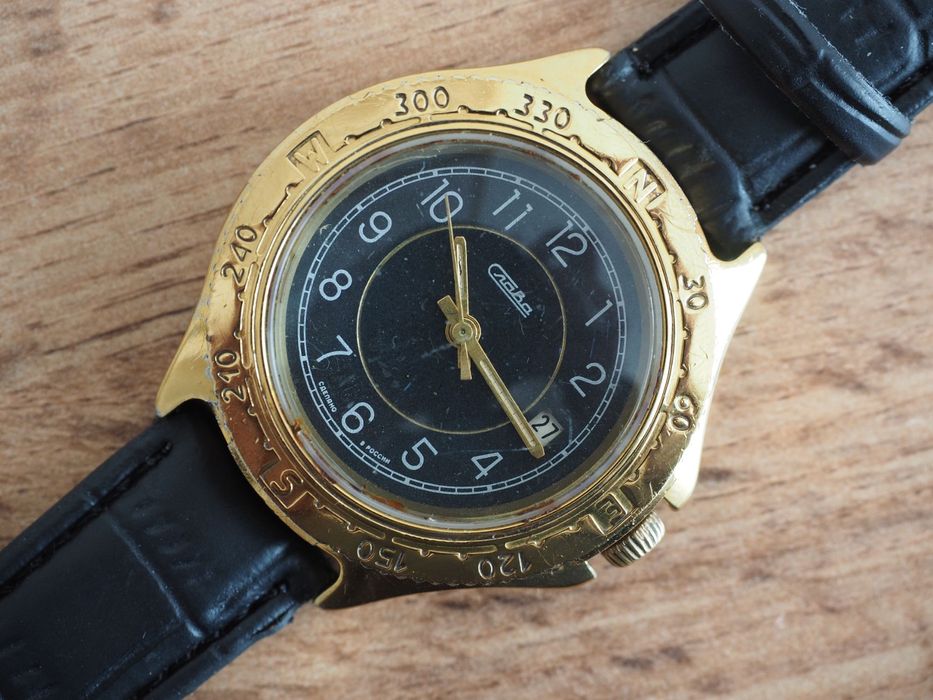 Ceas sovietic mecanic Slava, retro, URSS