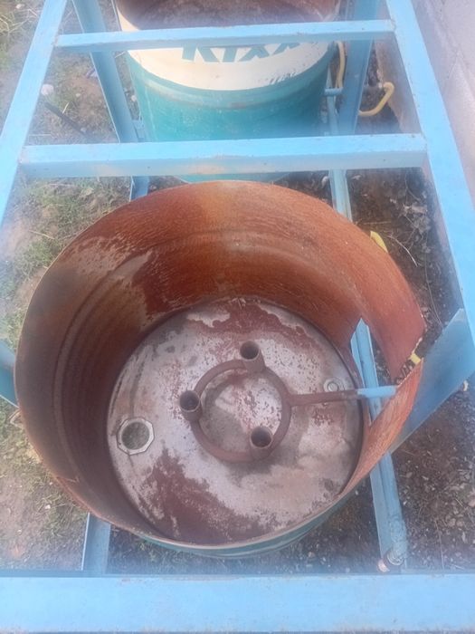 Очаг на газу двойной