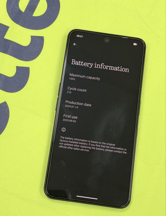 КАТО НОВ 256GB Nothing Phone 3a Pro 5G Гаранция 2028г. Black