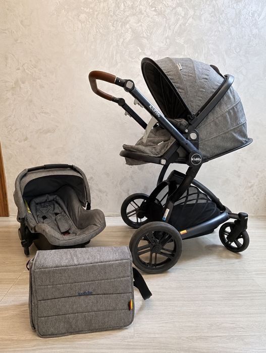 Коляска kidilo три в одном в отличном состоянии