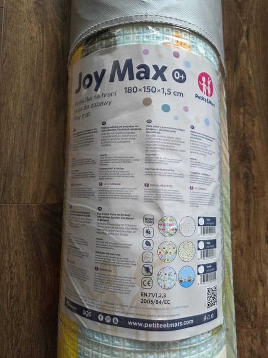 Килимче за игра Petite & Mars Joy Max Двустранно Train 150x180 см