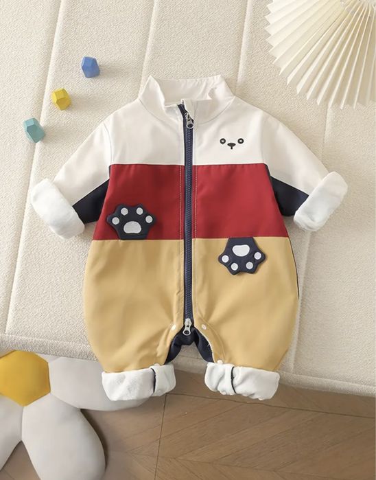 Детский комбенизон на весну осень тонкий с утеплением