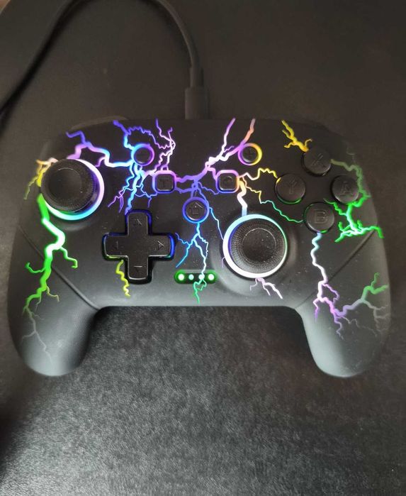 Vand 2 controller pro 1000mAh rgb led vibrație imperechere cu un buton – switch/windows