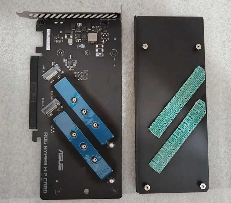 Asus rog hyper m.2 card - адаптер pci-e
